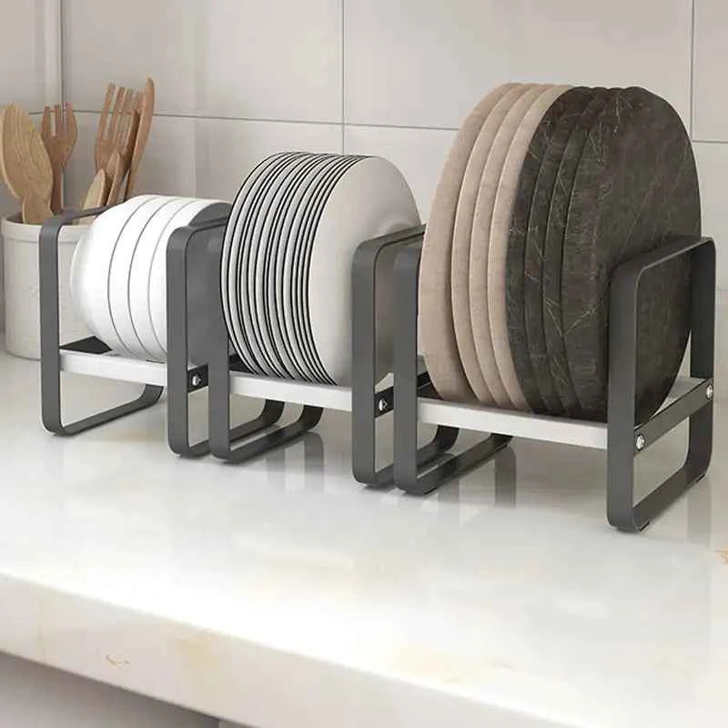 Multifunctional Kitchen Dish Storage Rack – Foldable & Space-Saving