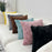 Luxury Faux Fur Throw Pillow Cover - 17x17in