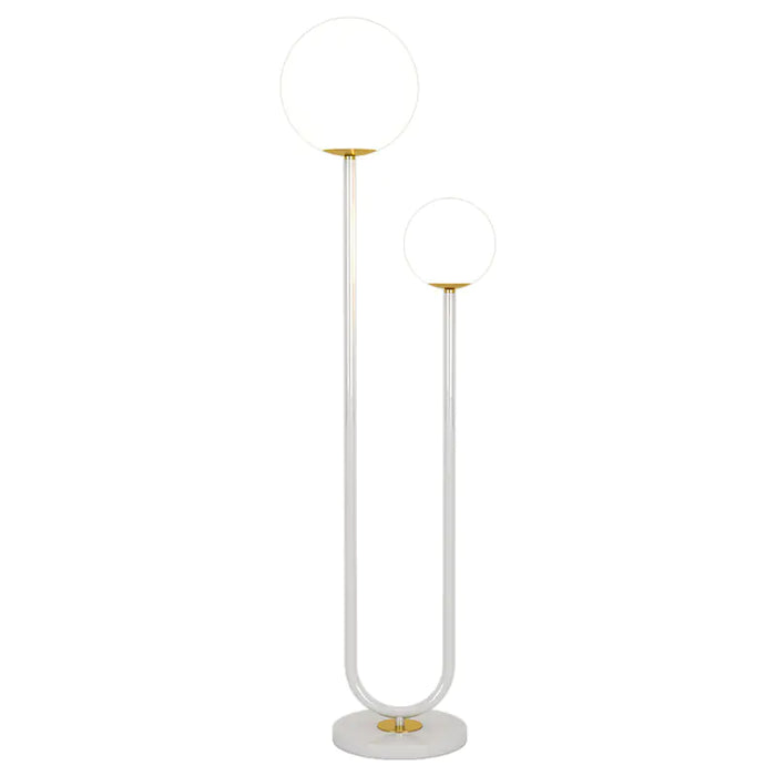 Modern Double-Head Floor Lamp – Stylish Lighting for Living Rooms - DECORA™