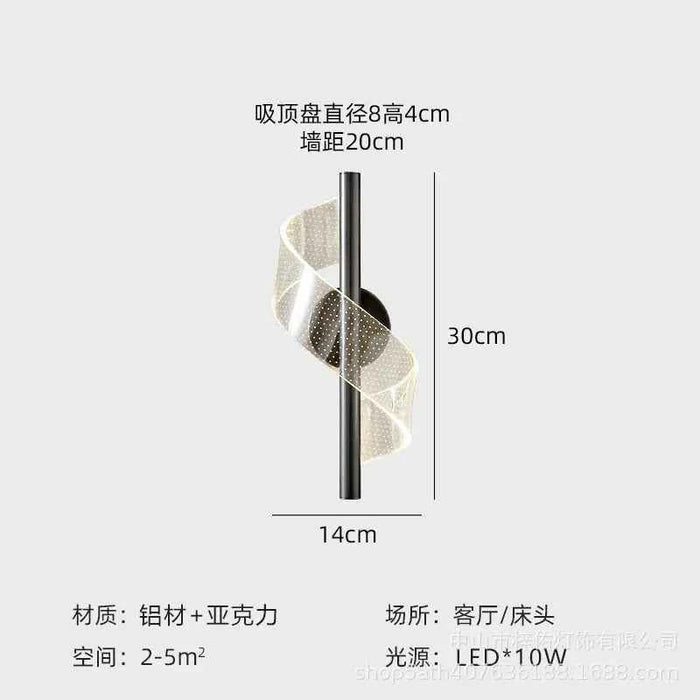 Minimalist Acrylic Wall Lamp for Living Room & Bedroom