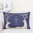 Nordic Elk Long Lumbar Pillow – Linen Back Cushion - DECORA™