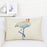 Nordic Elk Long Lumbar Pillow – Linen Back Cushion - DECORA™