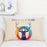 Nordic Elk Long Lumbar Pillow – Linen Back Cushion - DECORA™