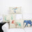 Nordic Elk Long Lumbar Pillow – Linen Back Cushion - DECORA™