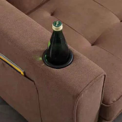 3-in-1 Convertible Futon Sofa – From Seat to Sleep in Seconds