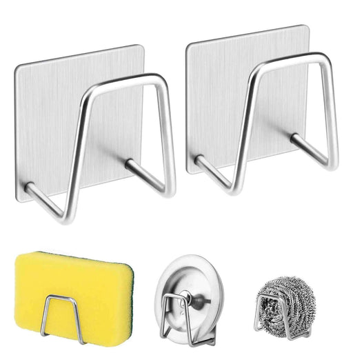 Stainless Steel Sink Sponge Holder – Rustproof & Compact