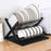 Folding Kitchen Draining Rack – Utensil & Dish Organizer