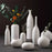 Minimalist White Ceramic Vase – Modern Home Decor Accent