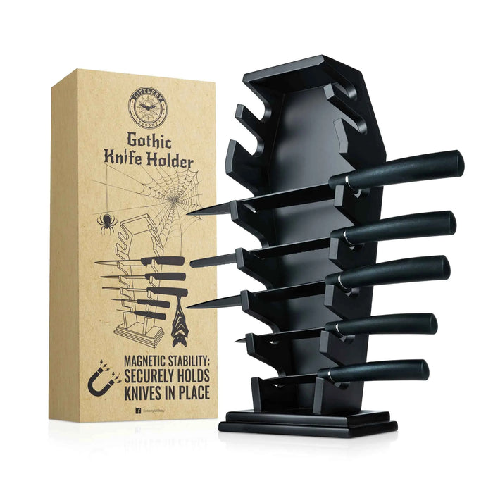 Coffin Knife Holder – Gothic Decor with Sharp Utility