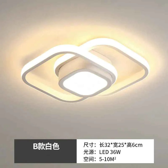 Modern LED Ceiling Light – Minimalist Hallway Fixture