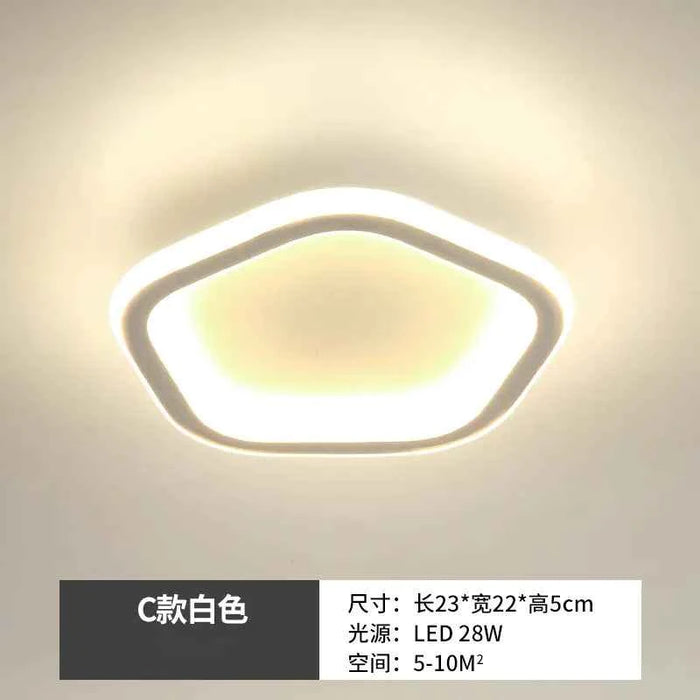 Modern LED Ceiling Light – Minimalist Hallway Fixture
