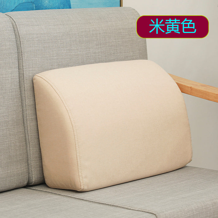 Triangular Lumbar Pillow – Sofa & Bed Back Support Cushion - DECORA™