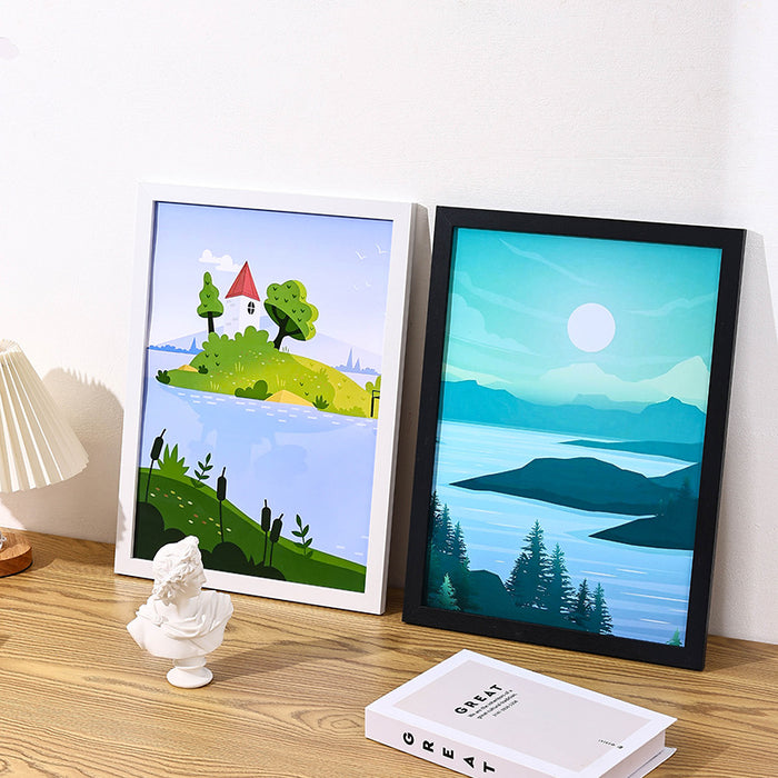Handmade Wooden Photo Frame – A3/A4 Wall Mounted Frame - DECORA™