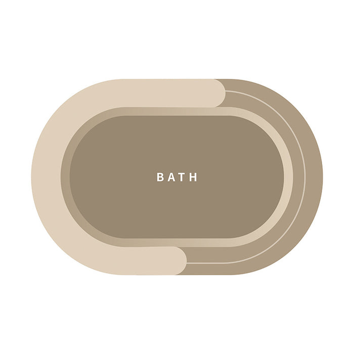 Quick-Dry Diatom Mud Bathroom Mat – Anti-Slip & Absorbent - DECORA™