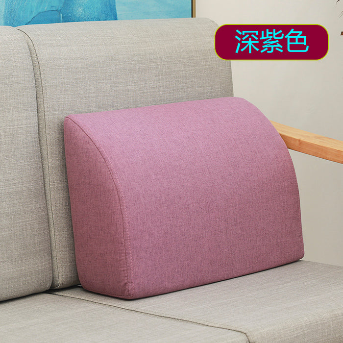 Triangular Lumbar Pillow – Sofa & Bed Back Support Cushion - DECORA™
