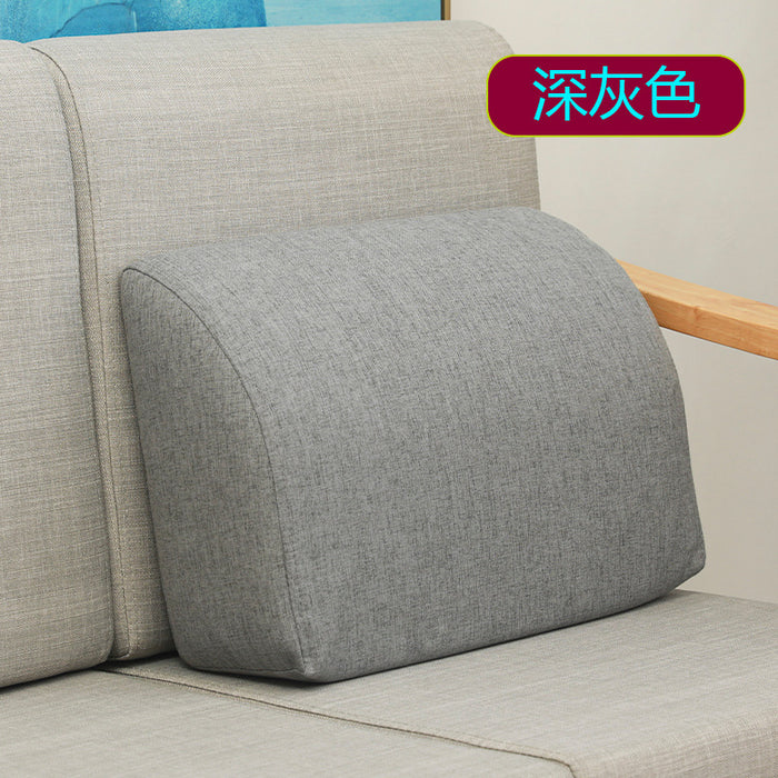 Triangular Lumbar Pillow – Sofa & Bed Back Support Cushion - DECORA™