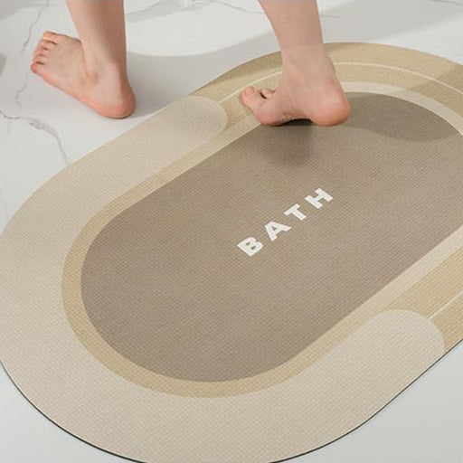 Quick-Dry Diatom Mud Bathroom Mat – Anti-Slip & Absorbent - DECORA™