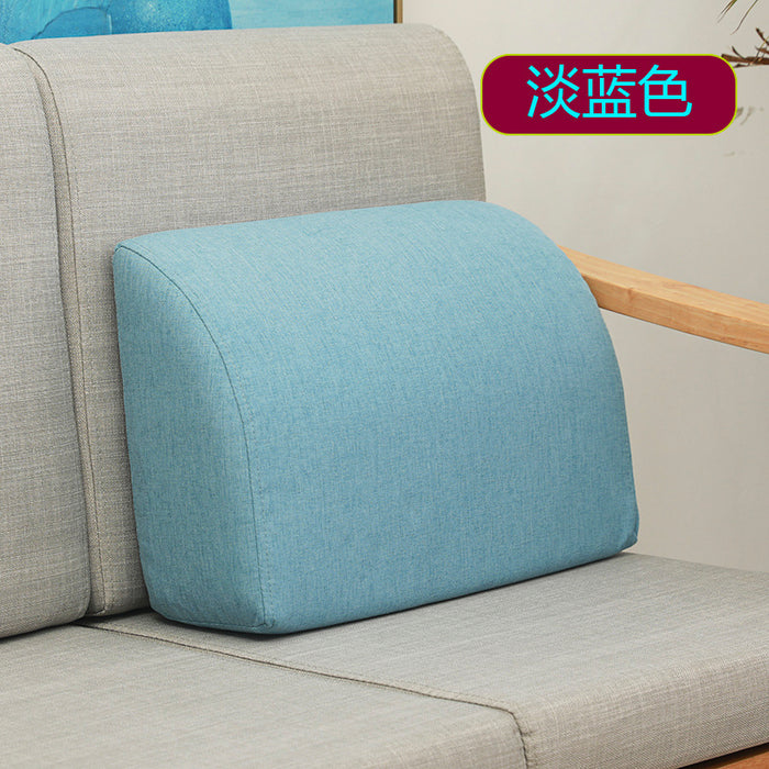 Triangular Lumbar Pillow – Sofa & Bed Back Support Cushion - DECORA™