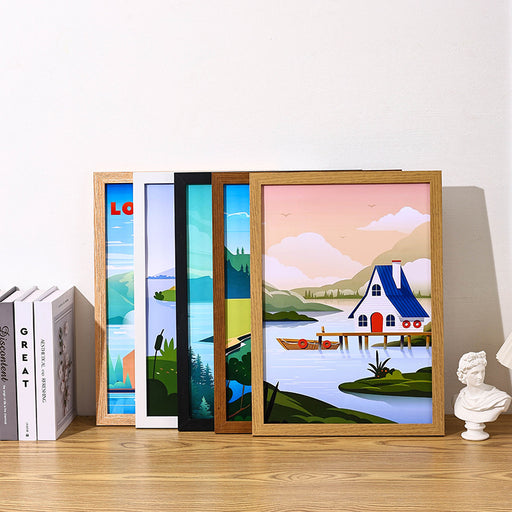 Handmade Wooden Photo Frame – A3/A4 Wall Mounted Frame - DECORA™