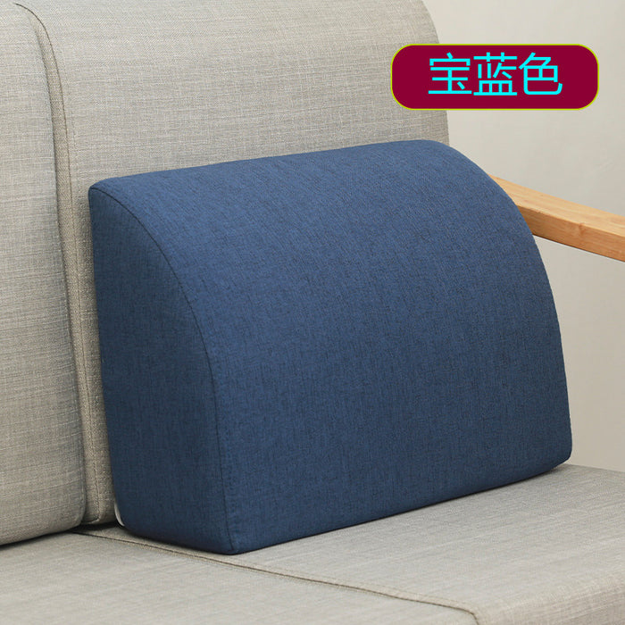 Triangular Lumbar Pillow – Sofa & Bed Back Support Cushion - DECORA™