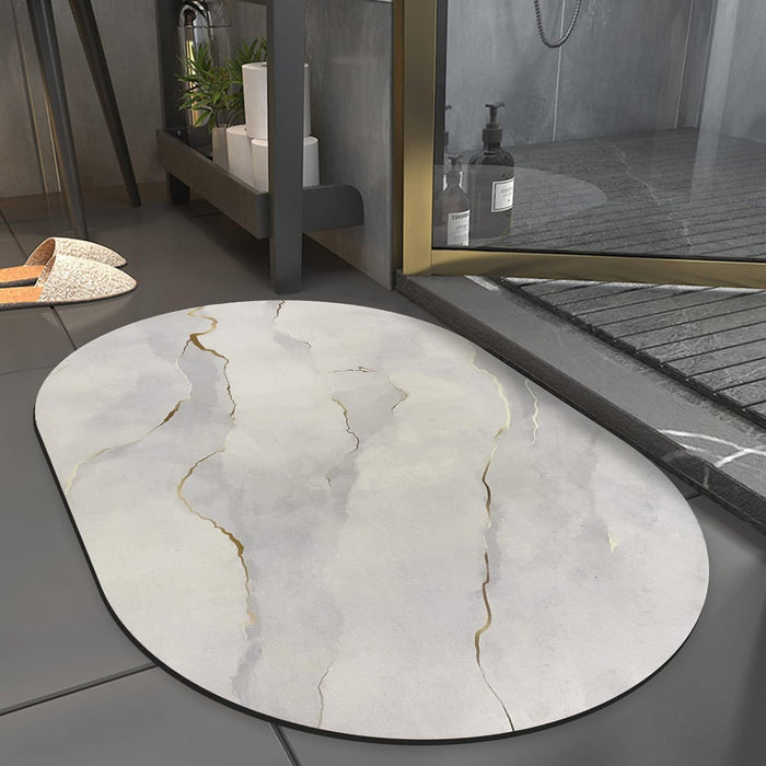 Quick-Dry Diatom Mud Bathroom Mat – Anti-Slip & Absorbent - DECORA™