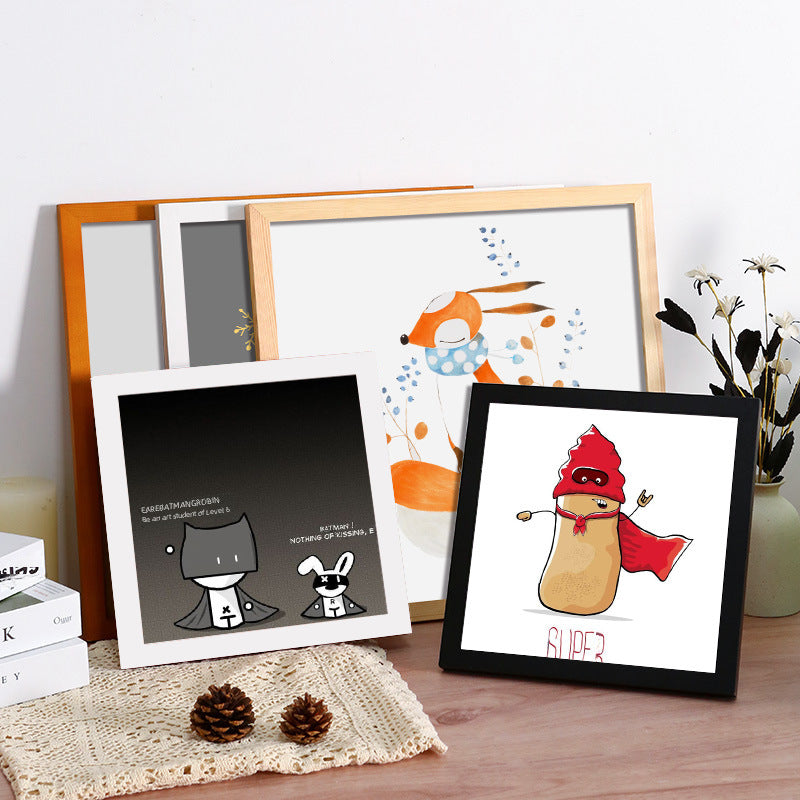 30×30 Square Wooden Photo Frame – Wall or Table Display - DECORA™