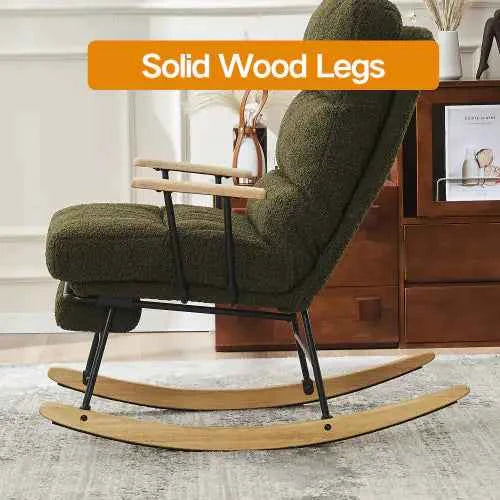 Modern Teddy Rocking Chair – Cozy, Calm, and Customizable