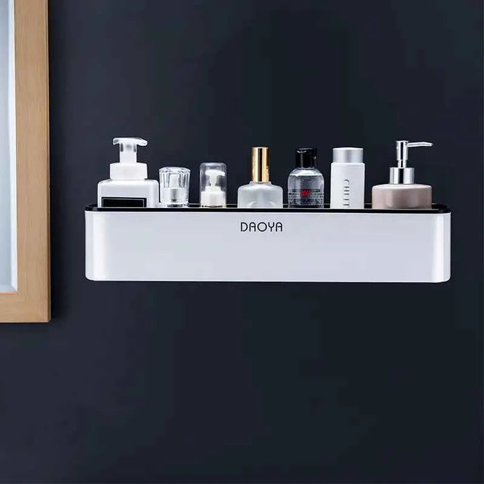 Wall-Mounted Bathroom Storage Rack – No Drilling Needed