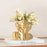 Gold Human Face Vase – Modern Artistic Ceramic Home Decor