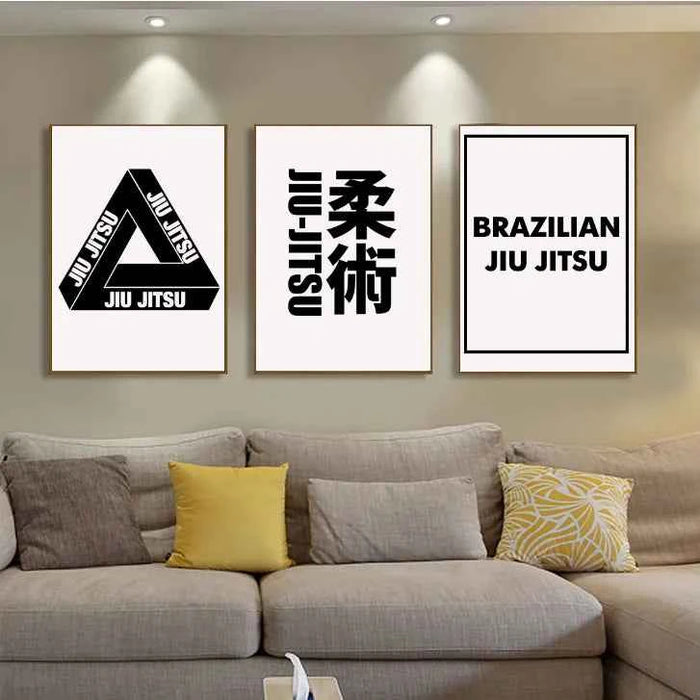 Triptych Canvas Wall Art – Modern Home Decor Accent
