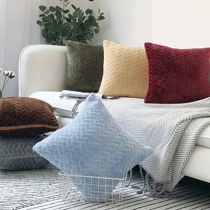 Faux Fur Decorative Throw Pillow Cover for Sofa/Car