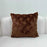 Luxury Faux Fur Throw Pillow Cover - 17x17in