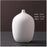 Minimalist White Ceramic Vase – Modern Home Decor Accent