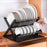 Folding Kitchen Draining Rack – Utensil & Dish Organizer