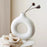 Minimalist Ceramic Round Vase – Modern Home Decor Accent